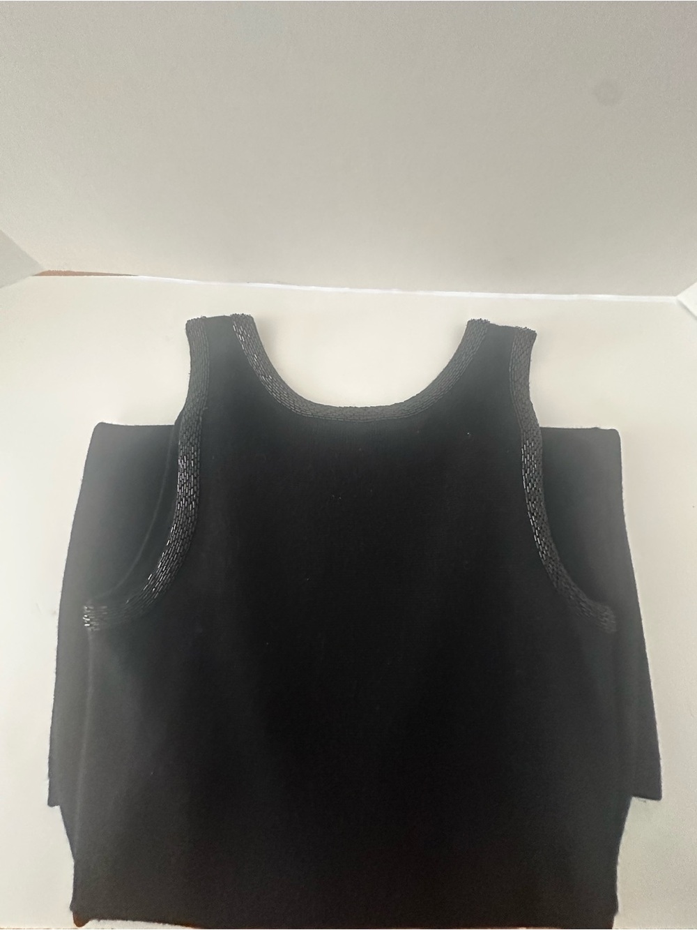 Vintage Classic Black Sleeveless Knit Dress - Elegant Everyday Staple